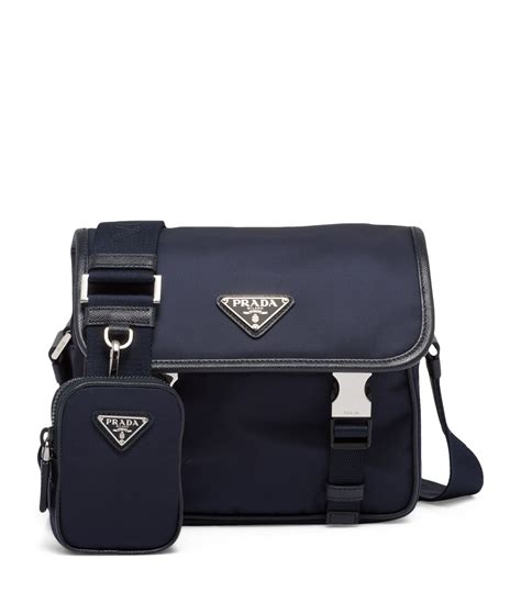 prada blue nylon|prada re nylon shoulder bag.